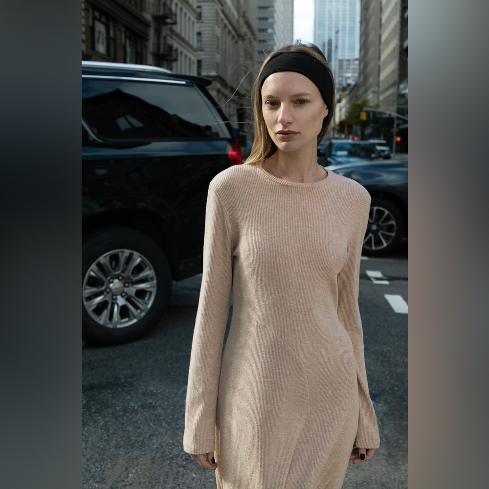 Zara ribbed dress